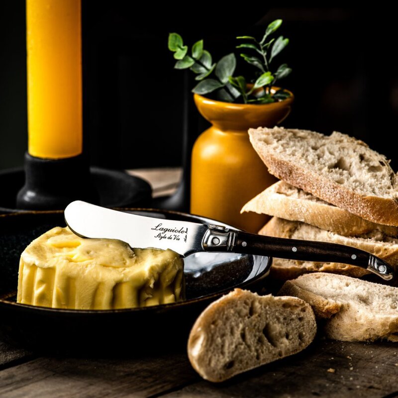 Smørkniv 4 stk dark wood