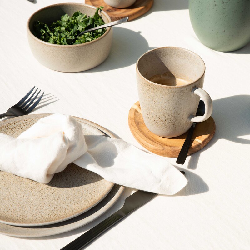 RAW frokosttallerken 23 cm sandy beige