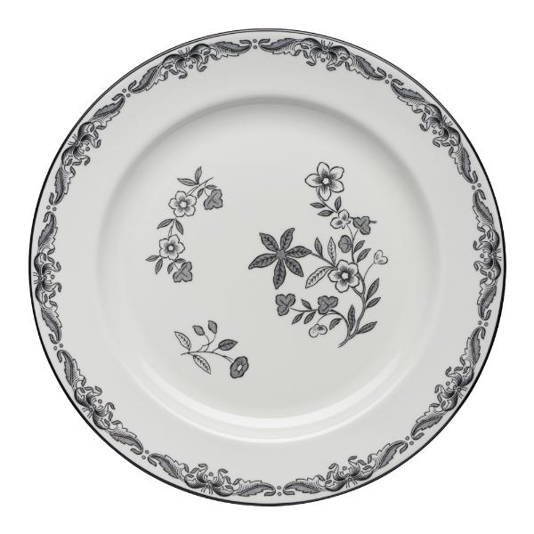 Ostindia  tallerken 27 cm svart