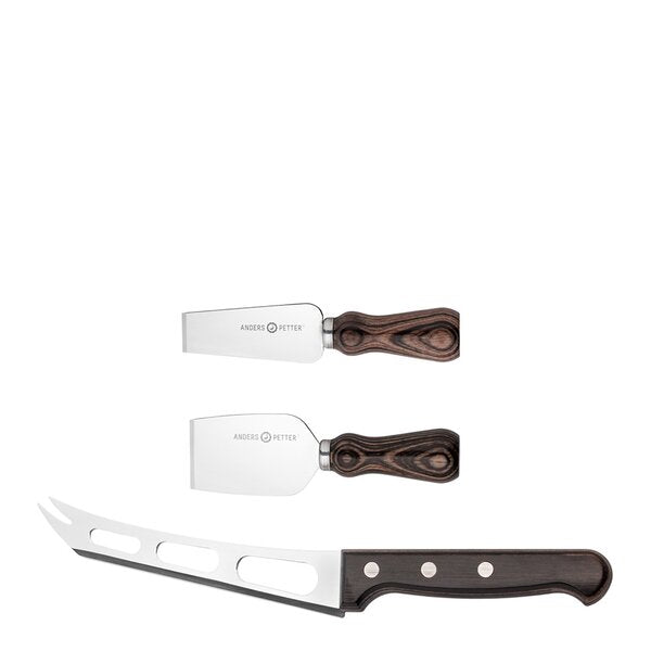 Classic ostesett 3 deler natur/blank