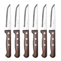 Classic biffkniv 6 stk natur/blank