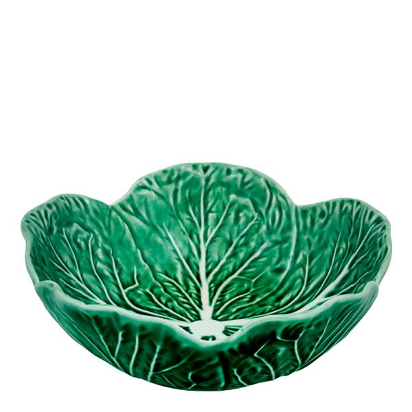 Cabbage skål kålblad 17,5 cm grønn