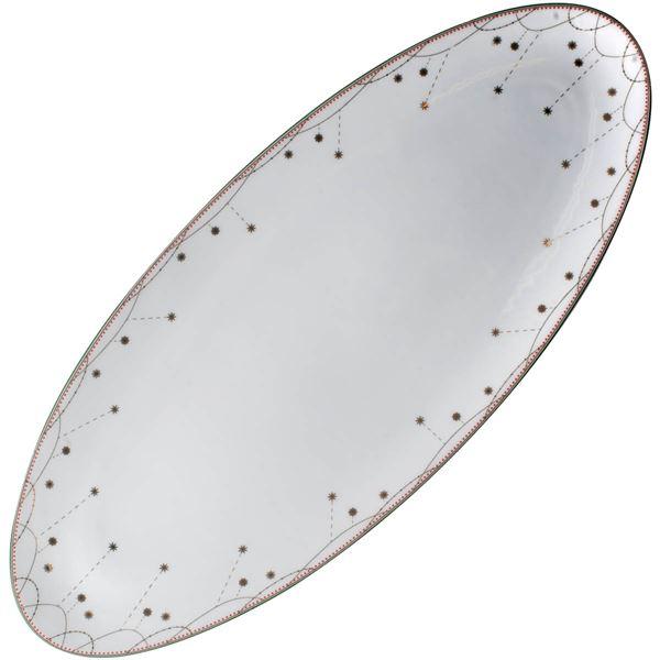 Julemorgen Girlander ovalfat 41x17 cm