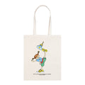 Pippi handlenett 38,5x42 cm Pippi vasker huset beige