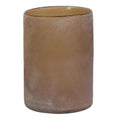 Frost lyslykt 13x19 cm brown