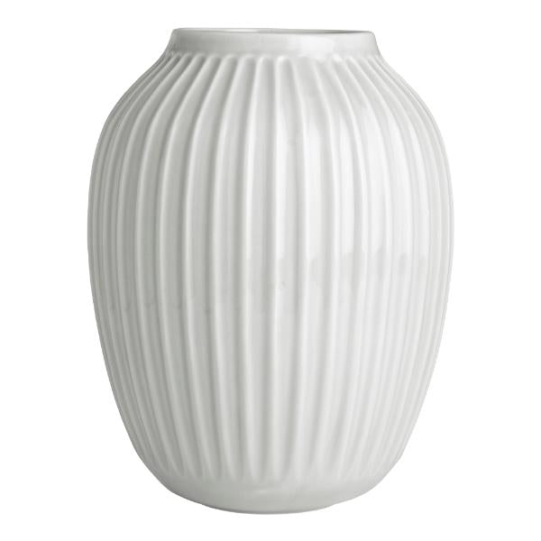 Hammershøi vase 25 cm hvit