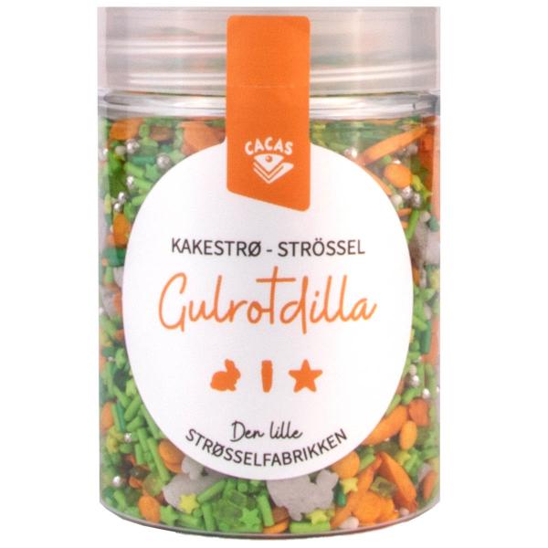 Kakestrøssel gulrotdilla 80g