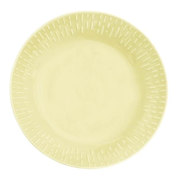 Confetti pastatallerken 23 cm lemon