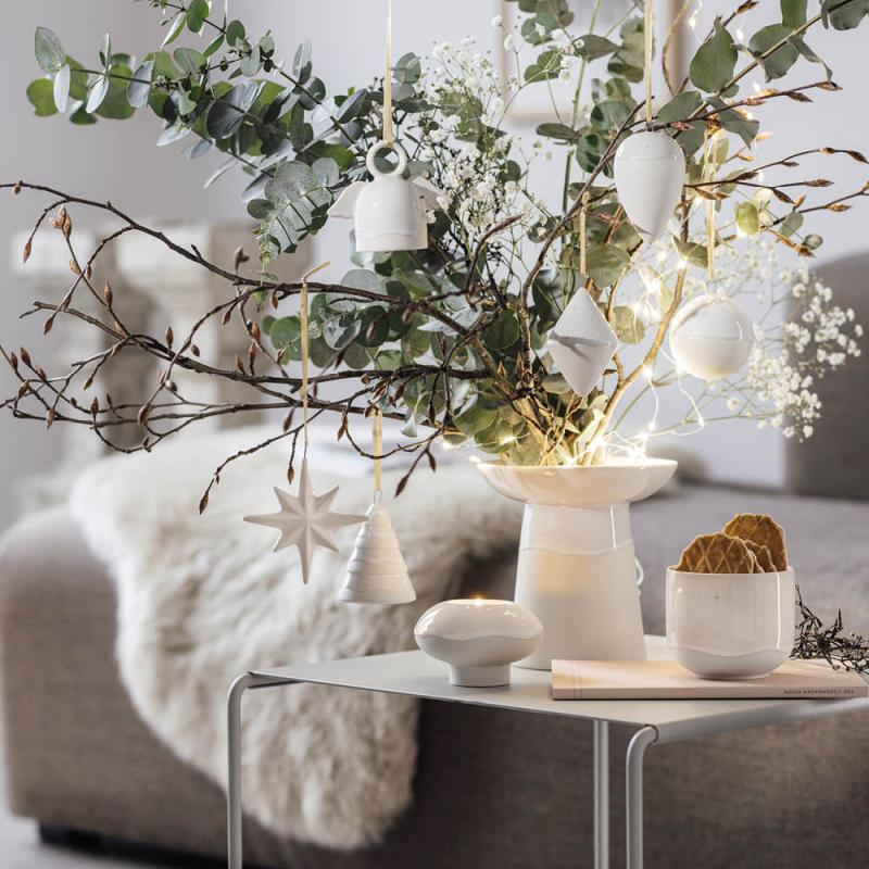 Winter Glow ornament engel 9x5x7,5 cm