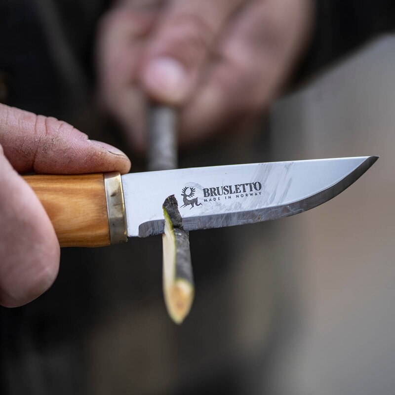 Bruslettokniven allroundkniv 20,5 cm bjørk