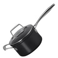 ENSC kasserolle med glasslokk 1,9L 16 cm black