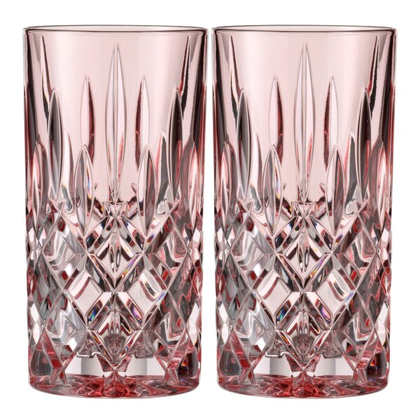 Noblesse Colour longdrinkglass 39,5 cl 2 stk rosé