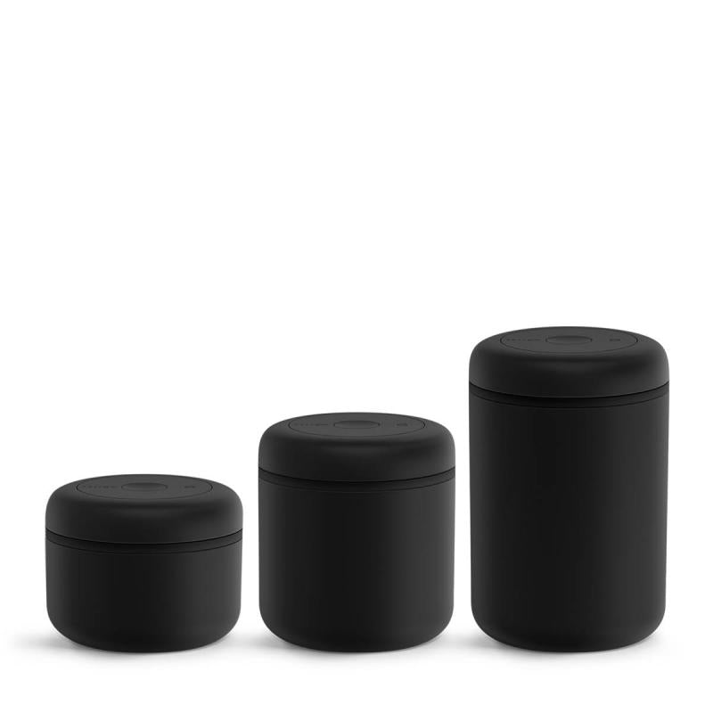 Atmos vacuum canister oppbevaringsboks 1,2 L svart