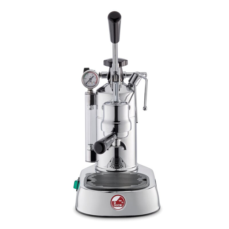 Lever manuell espressomaskin 0,8L professional lusso stål