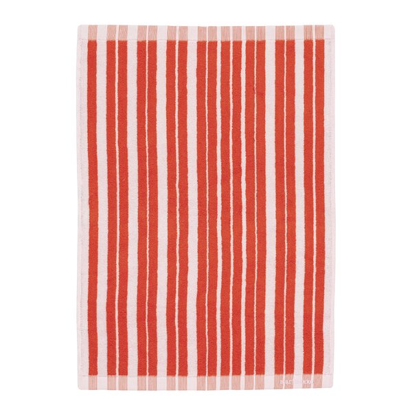 Raide håndkle 50x70 cm rød/rosa
