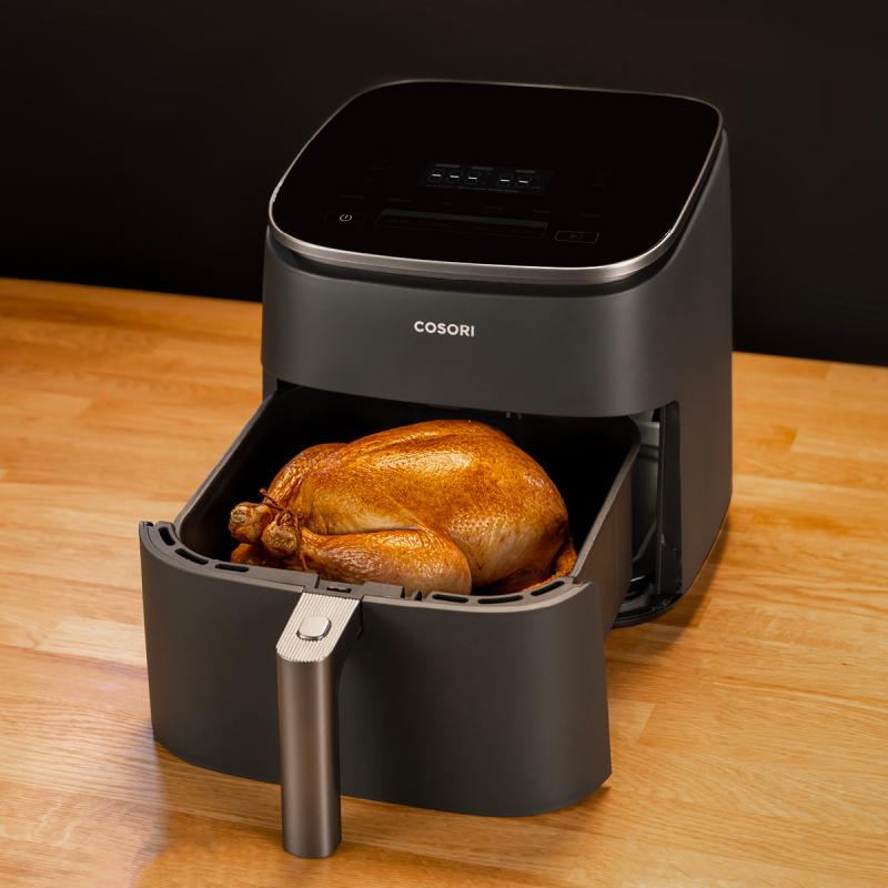 Turbo Blaze airfryer 6L mørk grå/rosegull