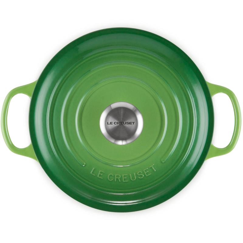 Støpejernsgryte dyp 5L bamboo green