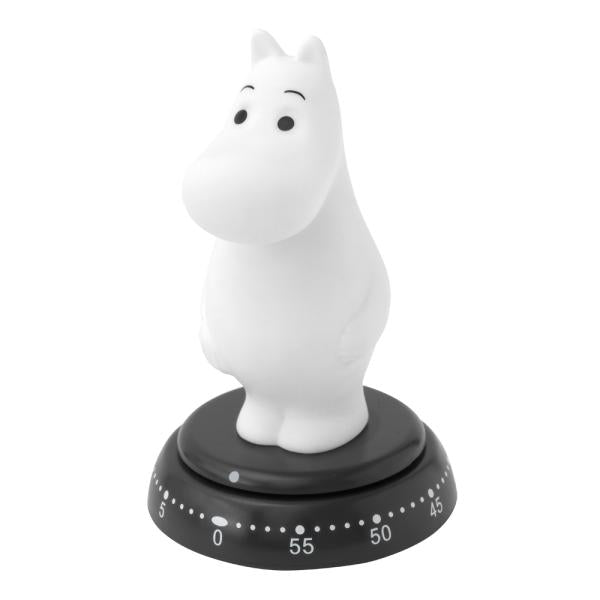 Mekanisk timer Mummitrollet hvit