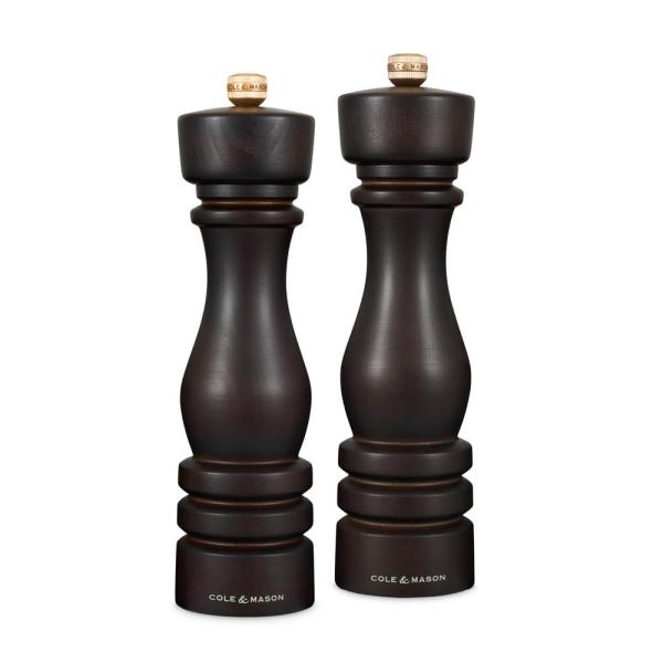 London salt- og pepperkvern 22 cm 2 stk brun