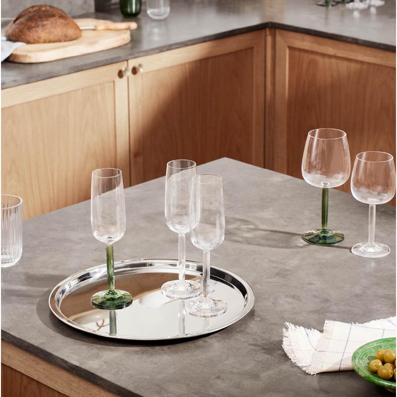 Hammershøi champagneglass 24 cl 2 stk klar