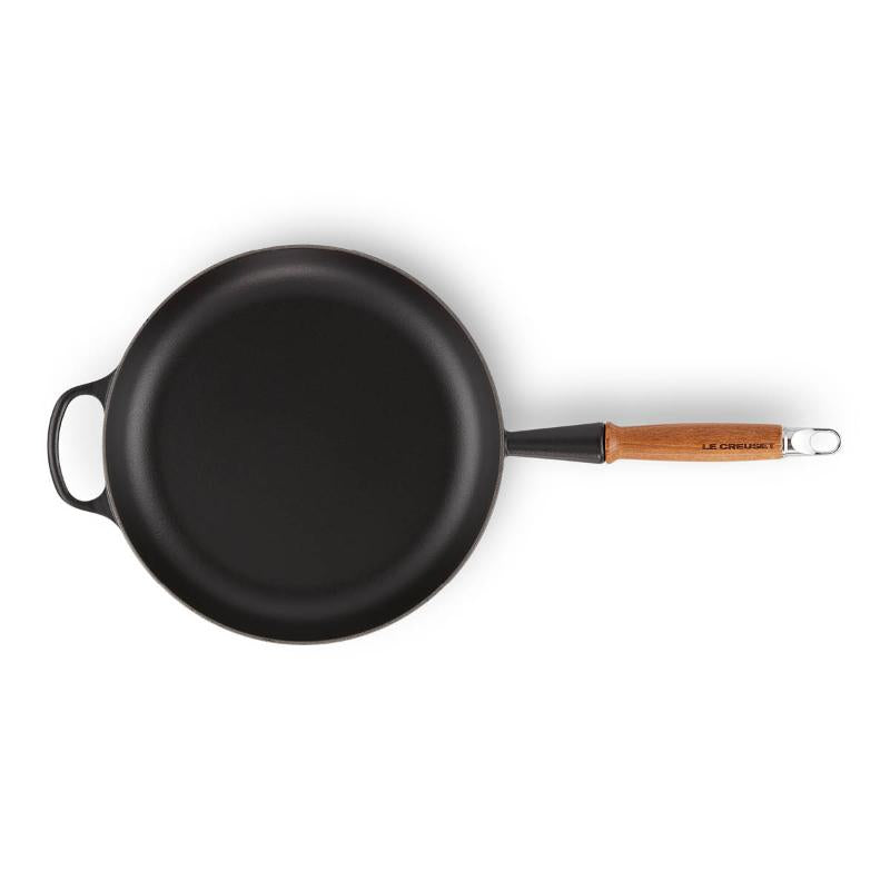 Signature stekepanne med trehåndtak 28 cm matte black