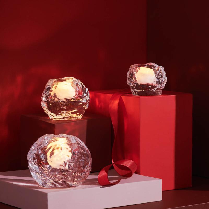 Snowball votive lysestake 9 cm