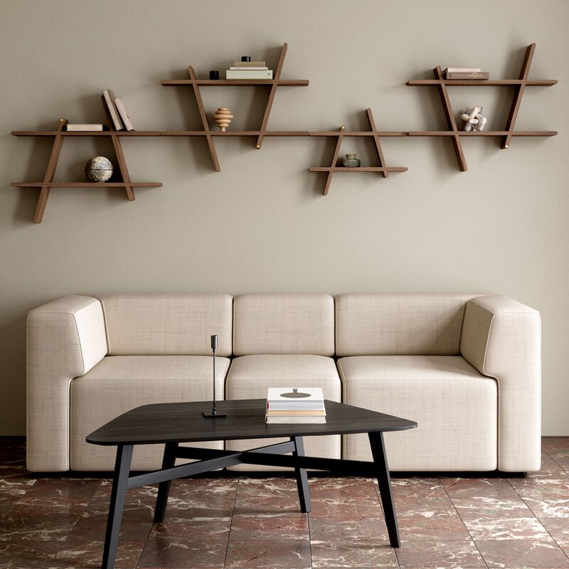 A-shelf hylle stor 67x78 cm ask