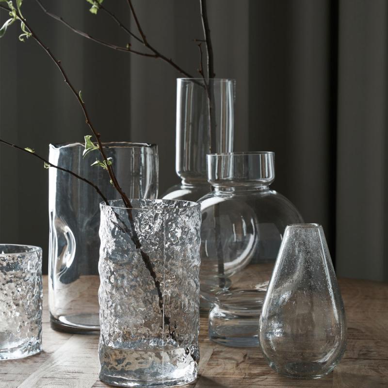 Huri vase 20 cm klar