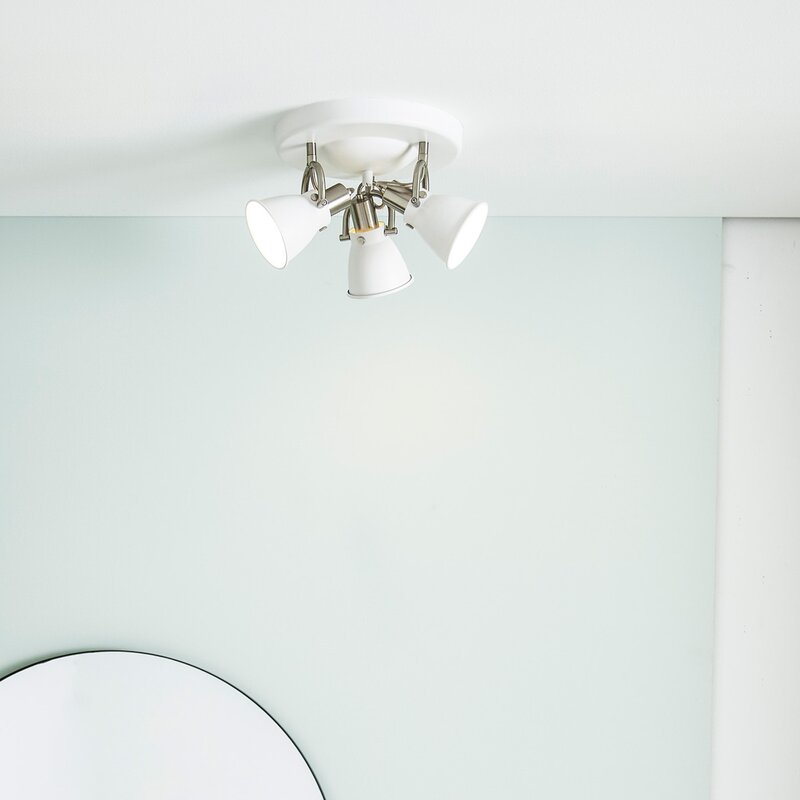 Alton taklampe 31 cm hvit/krom