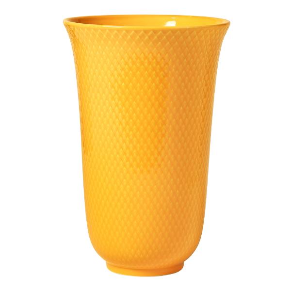 Rhombe Color vase 20 cm porselen gul