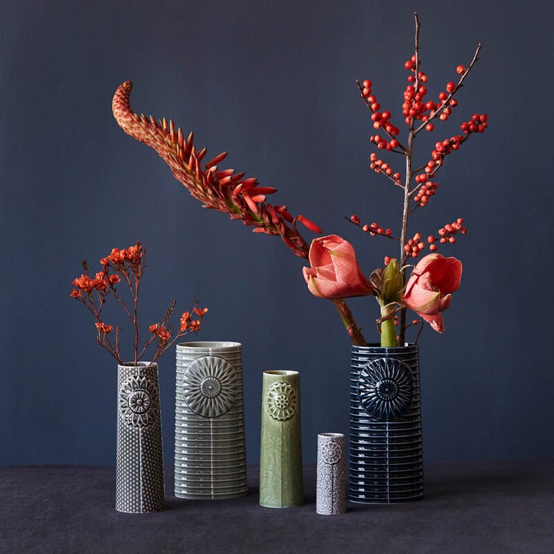 Pipanella Flower vase 9 cm blå/grå