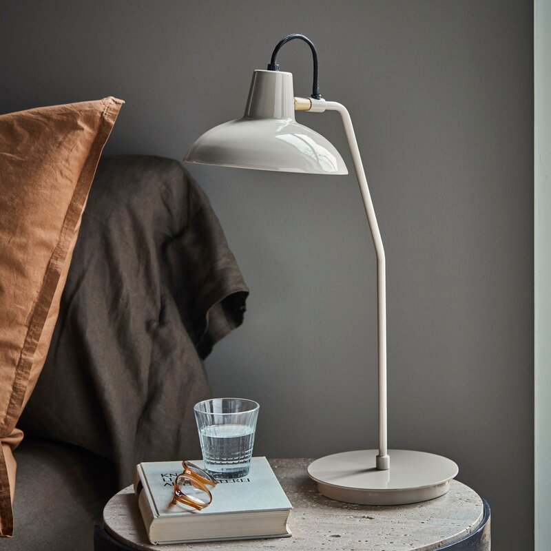 Desk bordlampe 34x50 cm grå