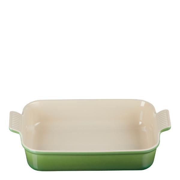 Heritage rektangulær form 32x24 cm bamboo green
