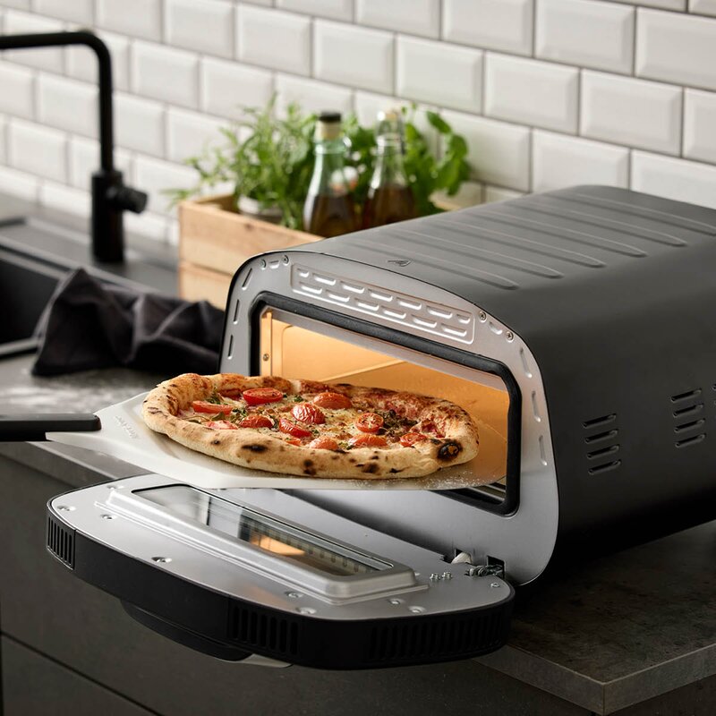 Pizzaovn elektrisk 1700W svart