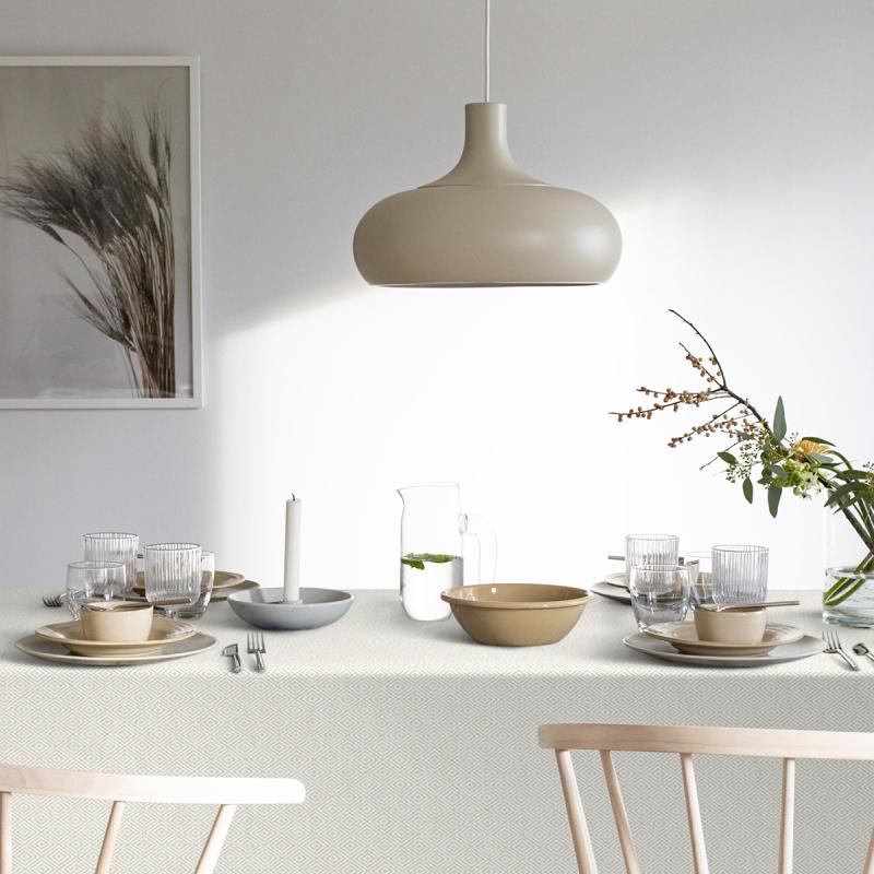 Gåsöga duk 150x250 cm beige