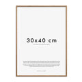 Treramme 30x40 cm lys eik
