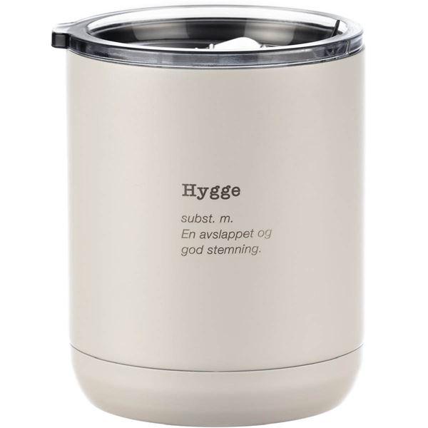 Termokopp hank hygge 33 cl hvit