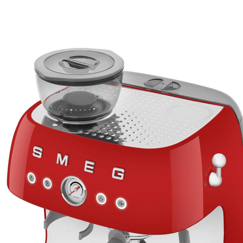 Espressomaskin EGF03 2,4L m/kaffekvern rød