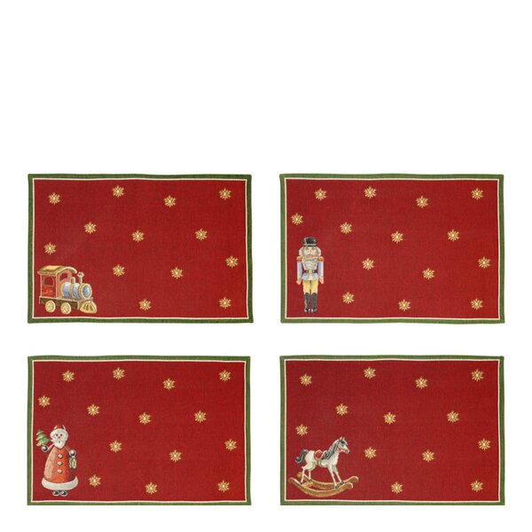 Toy's Delight bordbrikke 4 stk 48x32 cm multi