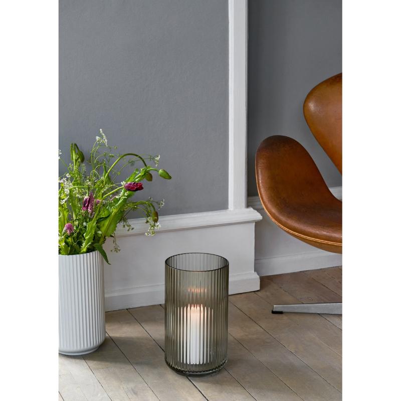 Vase h38 cm smoke