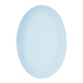 Confetti ovalt fat 36x25,5 cm aqua