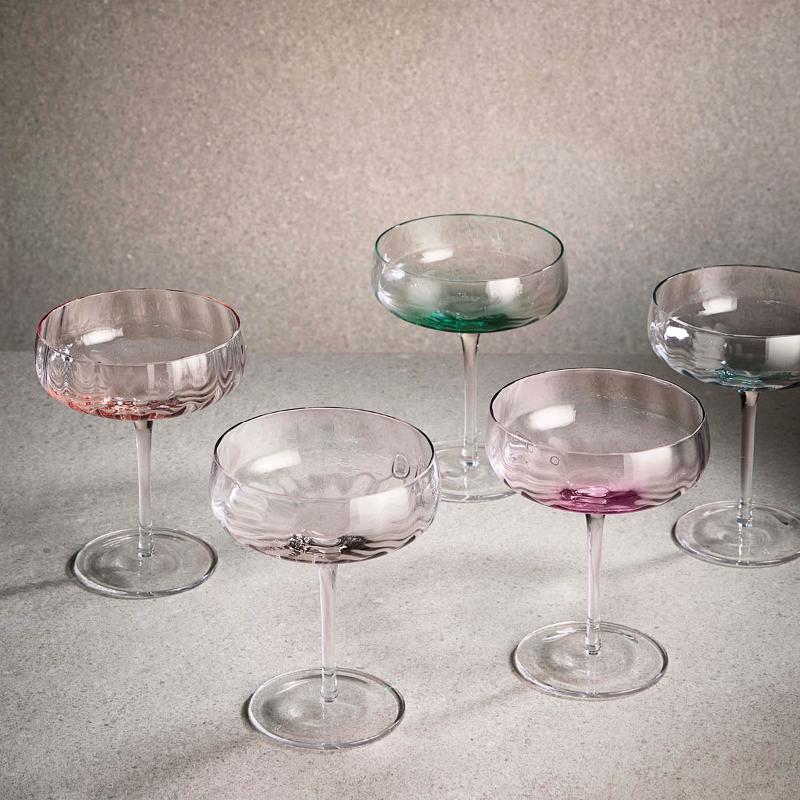 Søholm Sonja champagne/cocktail glass 30 cl rød