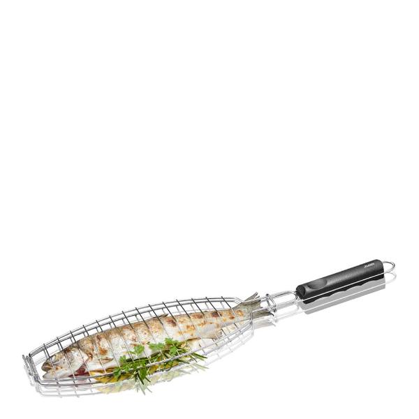 BBQ grillkurv for fisk 49,5 cm stål