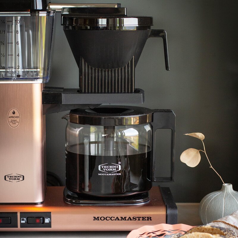 Optio kaffetrakter 1,25L rosegull