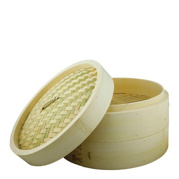 Dampkoker bambus 2 etg 20 cm