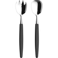 Salatbestikk 25,5 cm svart