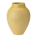 Ripple vase 20 cm gul