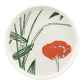 Puutarhakutsut asjett 13,5 cm hvit/grønn/oransje