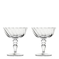 Opacity italiensk champagnekopp 15 cl 2 stk klar
