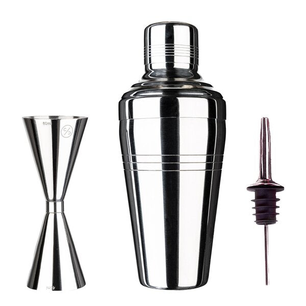 Bar Kit Mini barsett 3 deler shaker/jigger/pourer stål